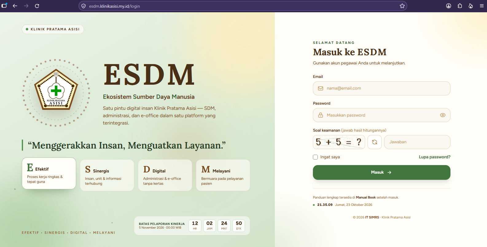 ESDM Klinik Asisi